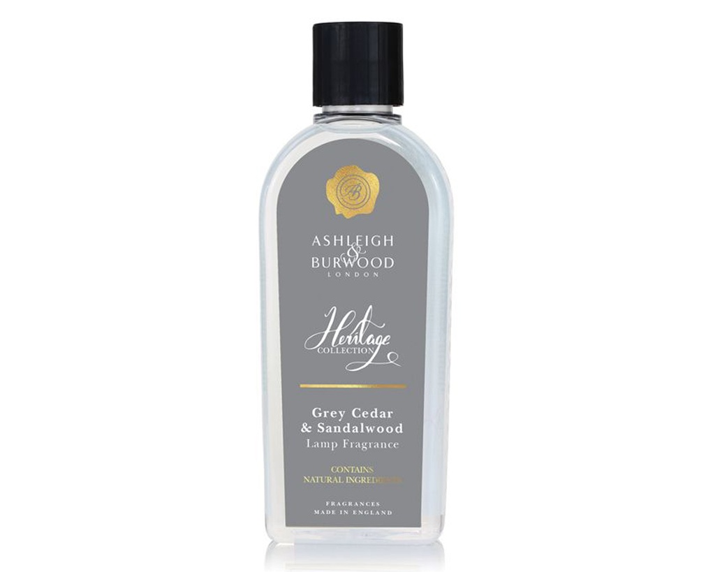 Lamp Fragrance - Ashleigh & Burwood Grey Cedar & Sandalwood - 500Ml