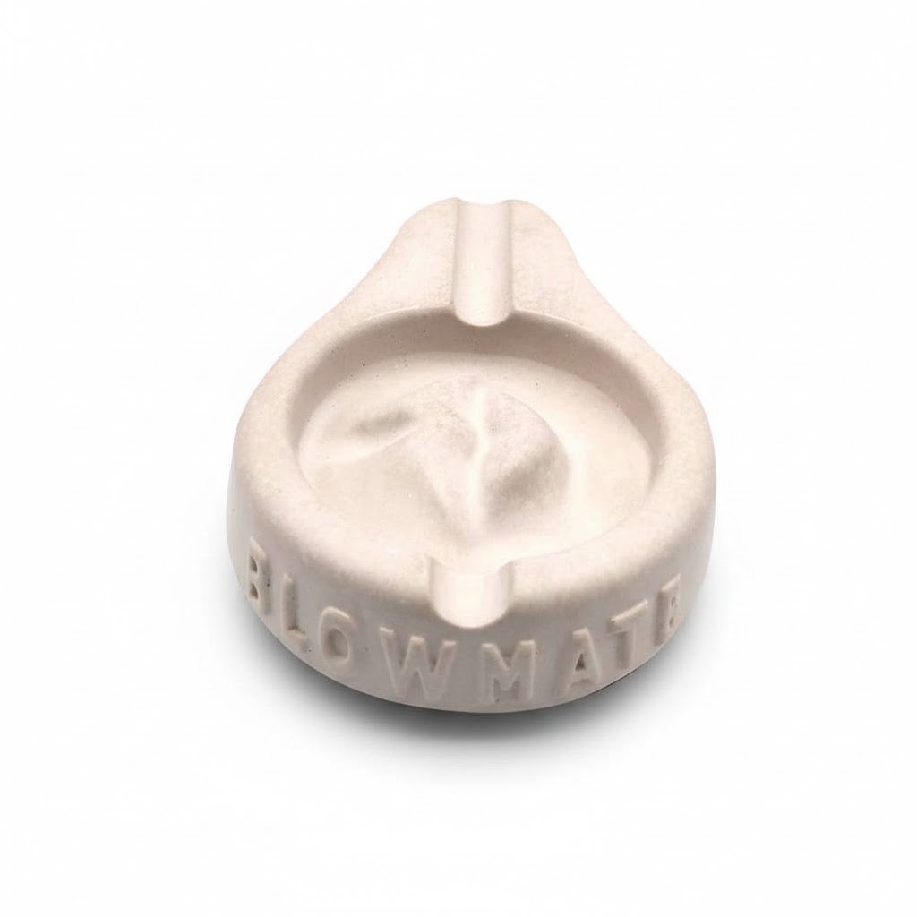 Ashtray - Blowmate Cloudy Beige - 2 Cigars