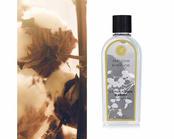 Lamp Fragrance - Ashleigh & Burwood Cotton Flower & Amber - 500Ml