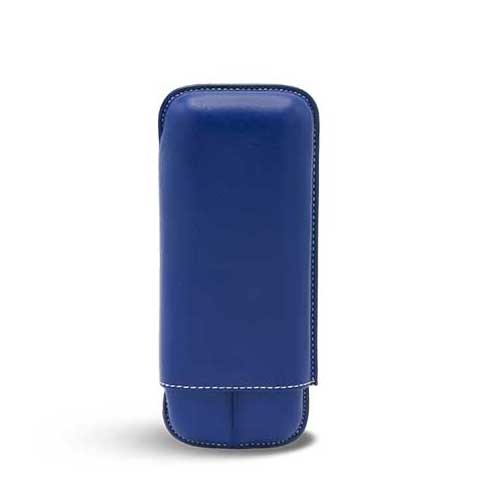 Cigar Case - Recife Chesterfield Culture Blue Sea - 2 Cigars