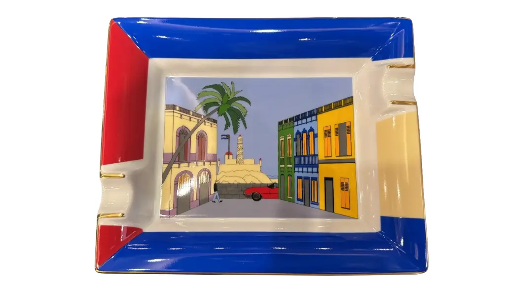 Ashtray - Elie Bleu Casa Cubana - 2 Cigars
