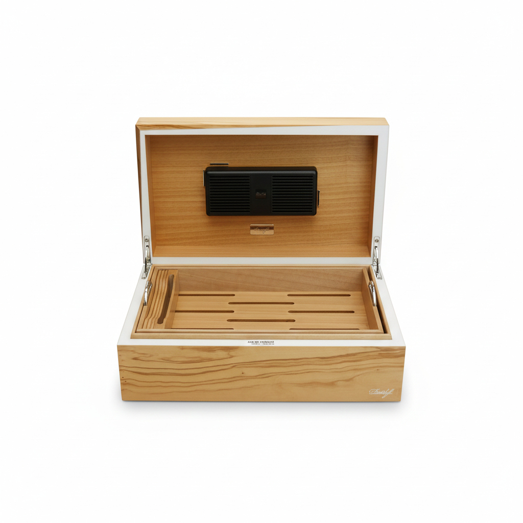 Humidor - Davidoff Ambassador Olive Wood - 80 Cigars