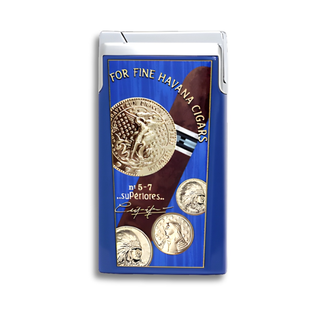 Lighter - Elie Bleu J-15 Medals Blue