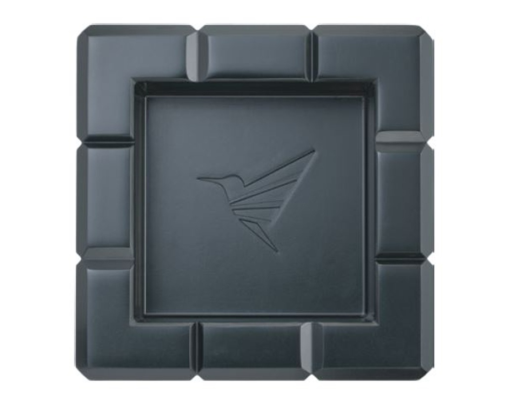 Ashtray - Colibri Heritage Cube Black