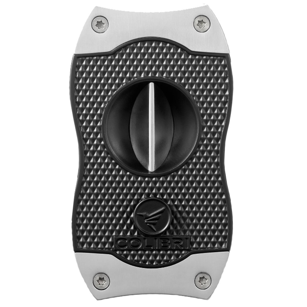 Cigar Cutter - Colibri V-Cut Diamond Black/Chrome