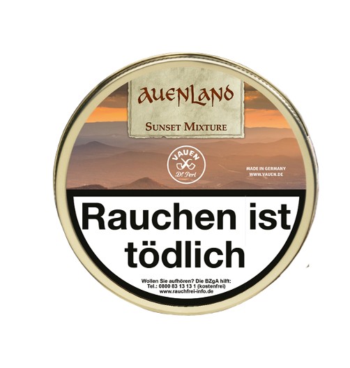 Pipe Tobacco - Vauen Auenland Sunset Mixture - Tin Of 50G