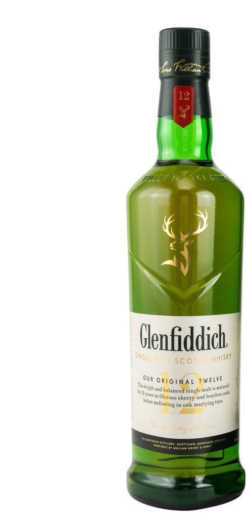 Whisky - Glenfiddich Single Malt 12 Years 70cl