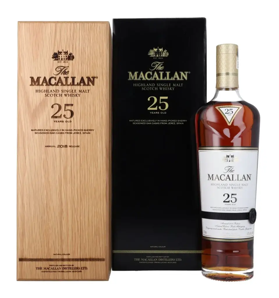 Whisky - Macallan 25 year old Sherry 2018 - 43% 70cl