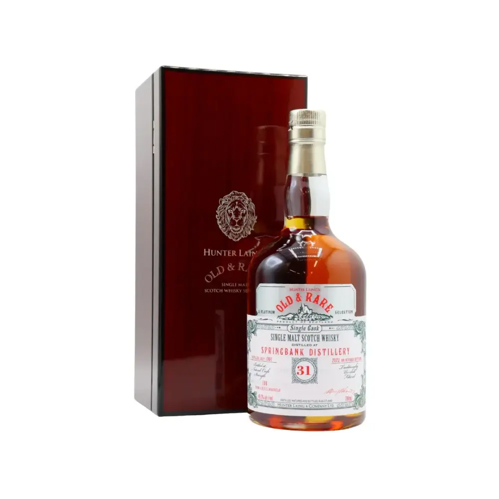 Whisky - Springbank 31 Year Old 1991 Old & Rare Platinum (Hunter Laing) Whisky - 49.3% 70cl