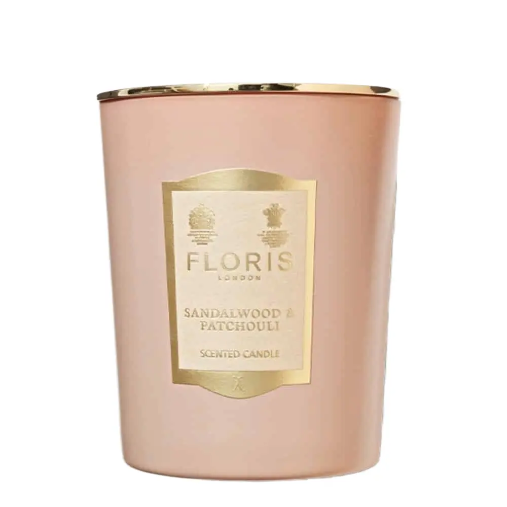 Candle - Sandalwood & Patchouli Scented - 175g  
