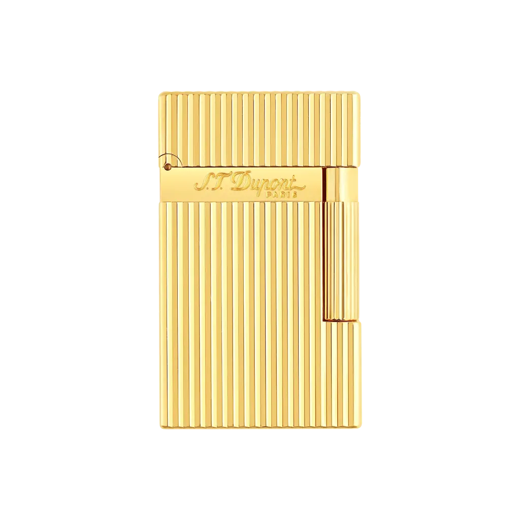 Lighter - S.T. Dupont Ligne 2 Vertical Line Gold Plated