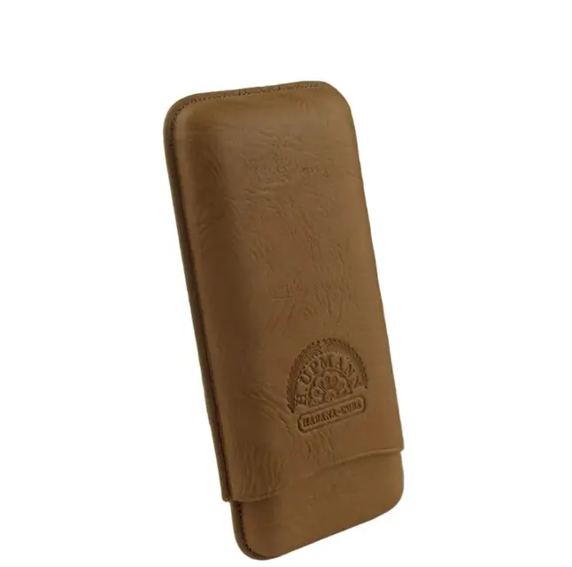 Cigar Case - H. Upmann Cognac - 3 Cigars 