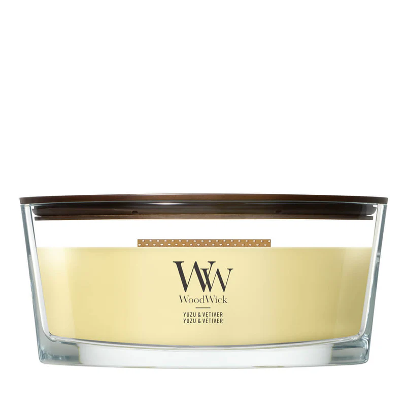 Candle - Woodwick Yuzu Vetiver - Ellipse
