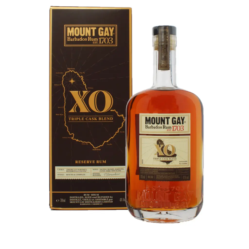 Rum - Mount Gay XO 43° - Bottle of 70cl 
