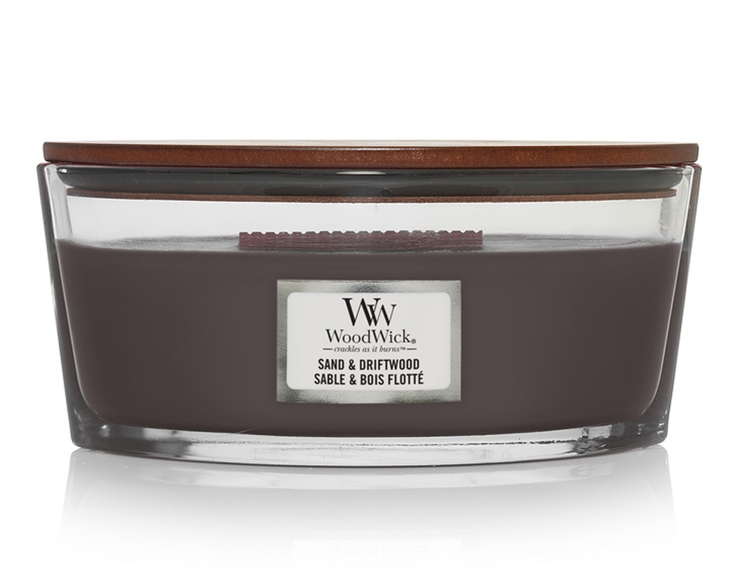Candle - Woodwick Sand & Driftwood - Ellipse