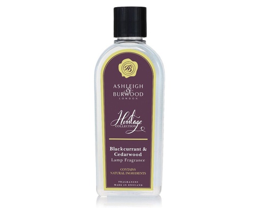 [13595] Lamp Fragrance - Ashleigh & Burwood Blackcurrant & Cedarwood - 500Ml