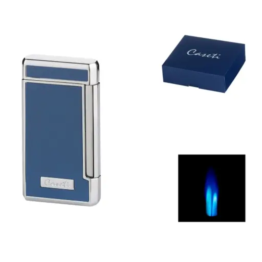 [17406] Lighter - Caseti Paris Double Jet Grey/Blue