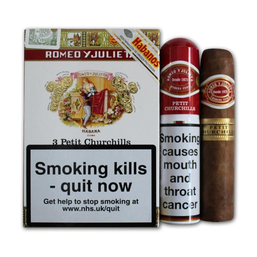 [22005] Romeo Y Julieta Petit Churchills A.T. - Pack Of 3 Cigars