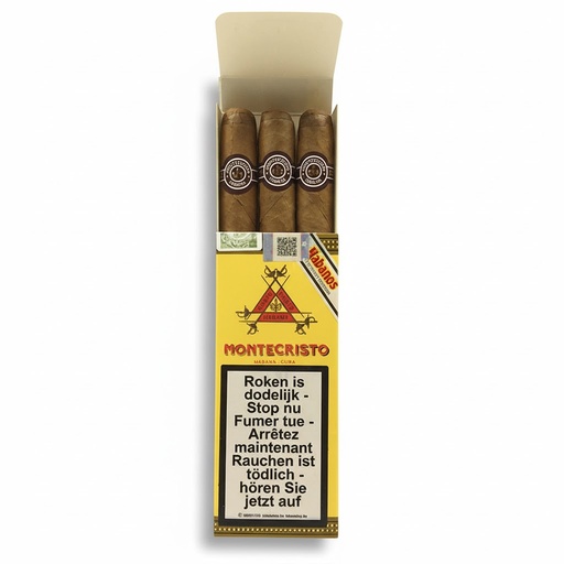 [8142] Montecristo No. 4 - Pack of 3 Cigars