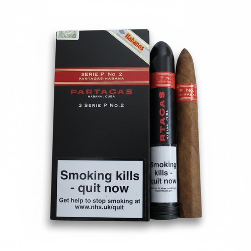 [8206] Partagas Serie P No. 2 A.T. - Pack Of 3 Cigars